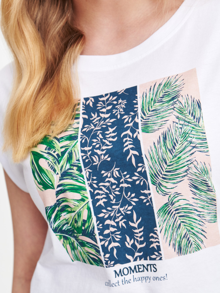 T-shirt z ciekawym nadrukiem 