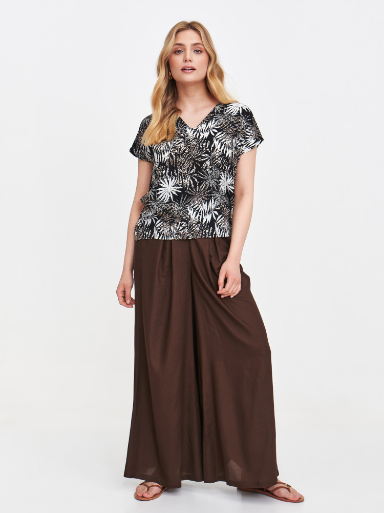 Bluzka z tropikalnym wzorem Bluzka z tropikalnym wzorem