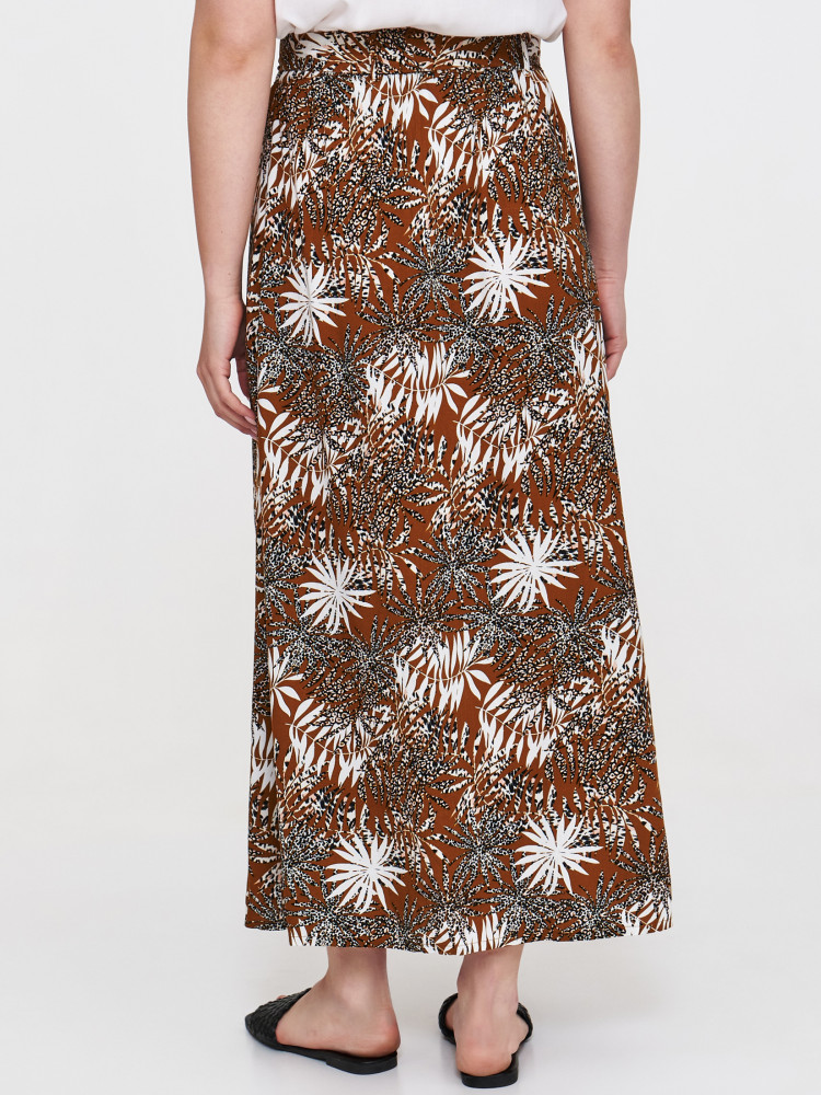 Wiskozowa wzorzysta spódnica 