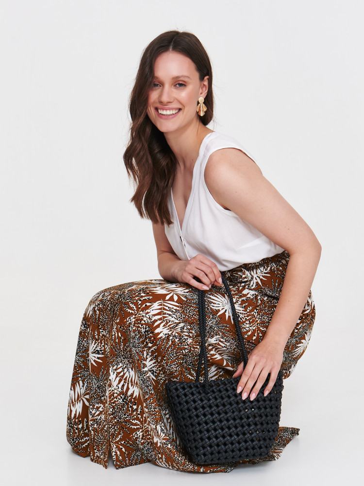 Wiskozowa wzorzysta spódnica 