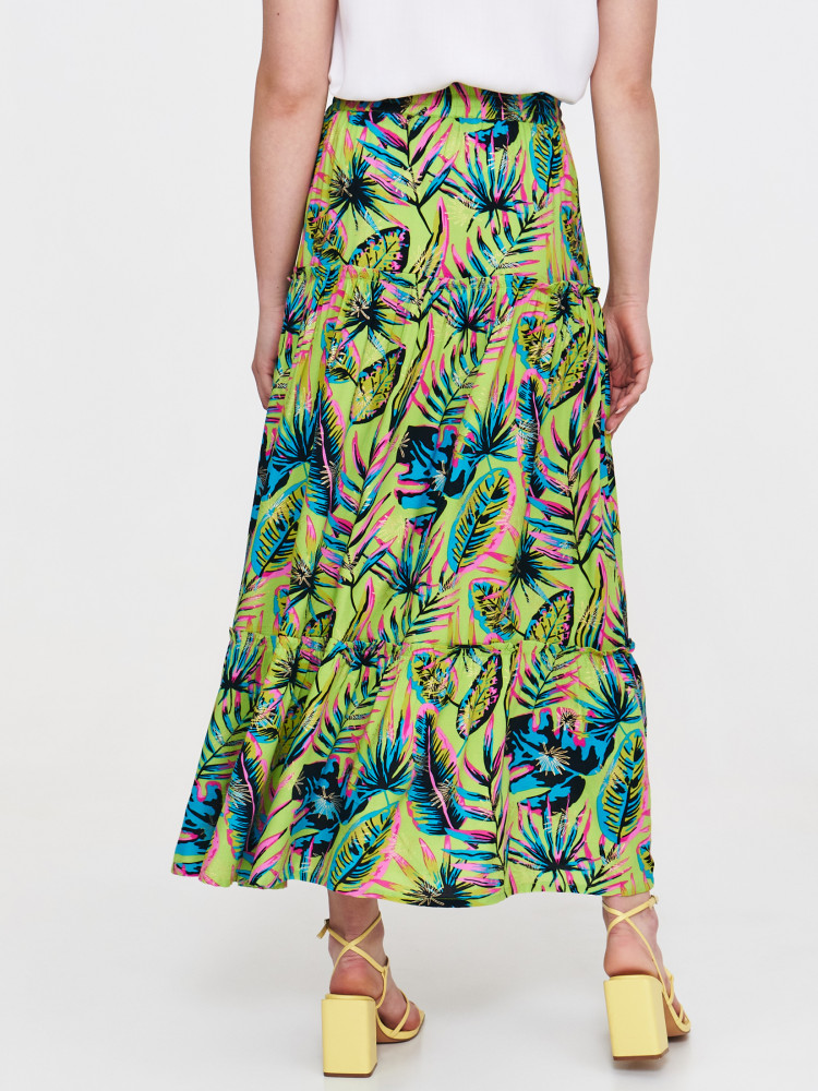 Spódnica z tropikalnym motywem 