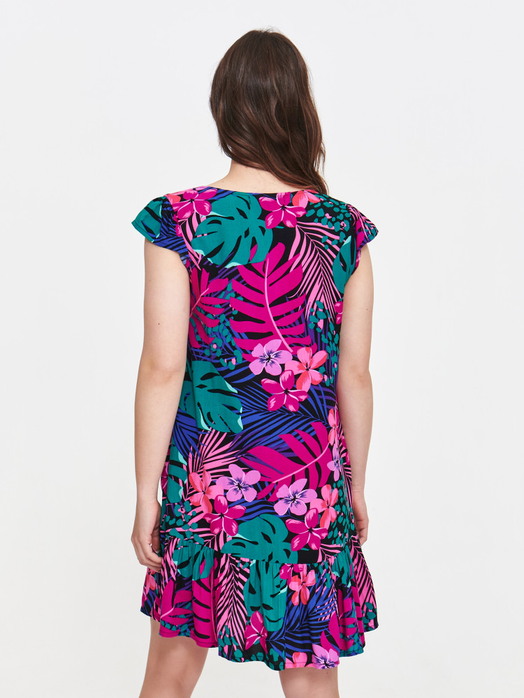 Sukienka z kwiatowym printem 