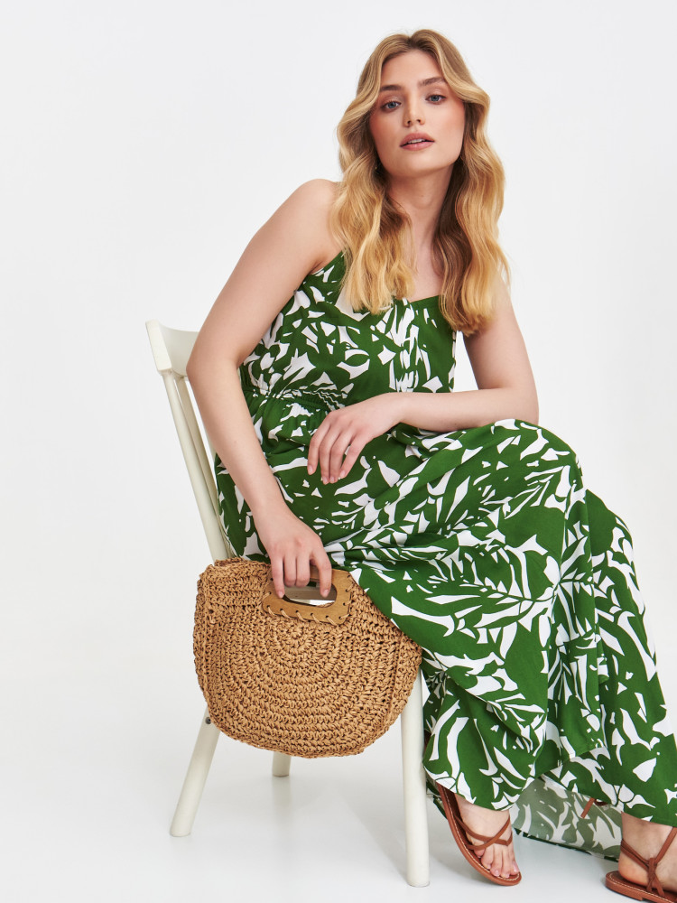 Sukienka maxi z kwiatowym printem