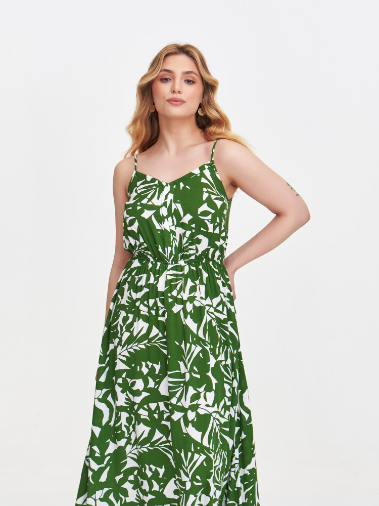 Sukienka maxi z kwiatowym printem