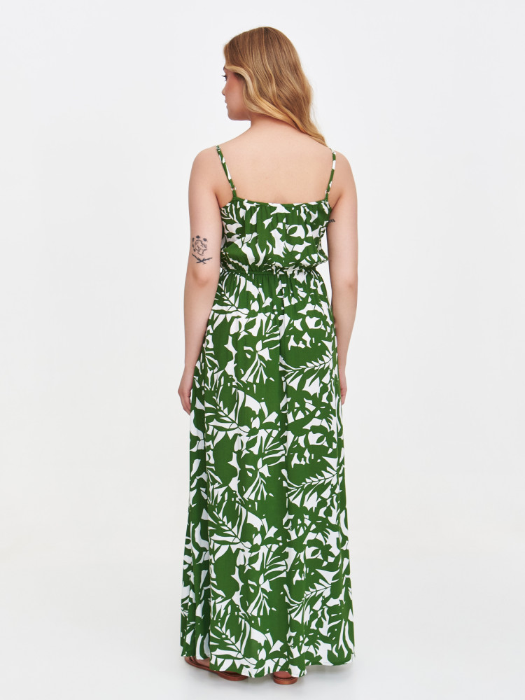 Sukienka maxi z kwiatowym printem