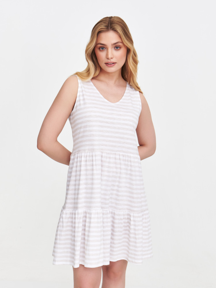 Bawełniana sukienka w paski 