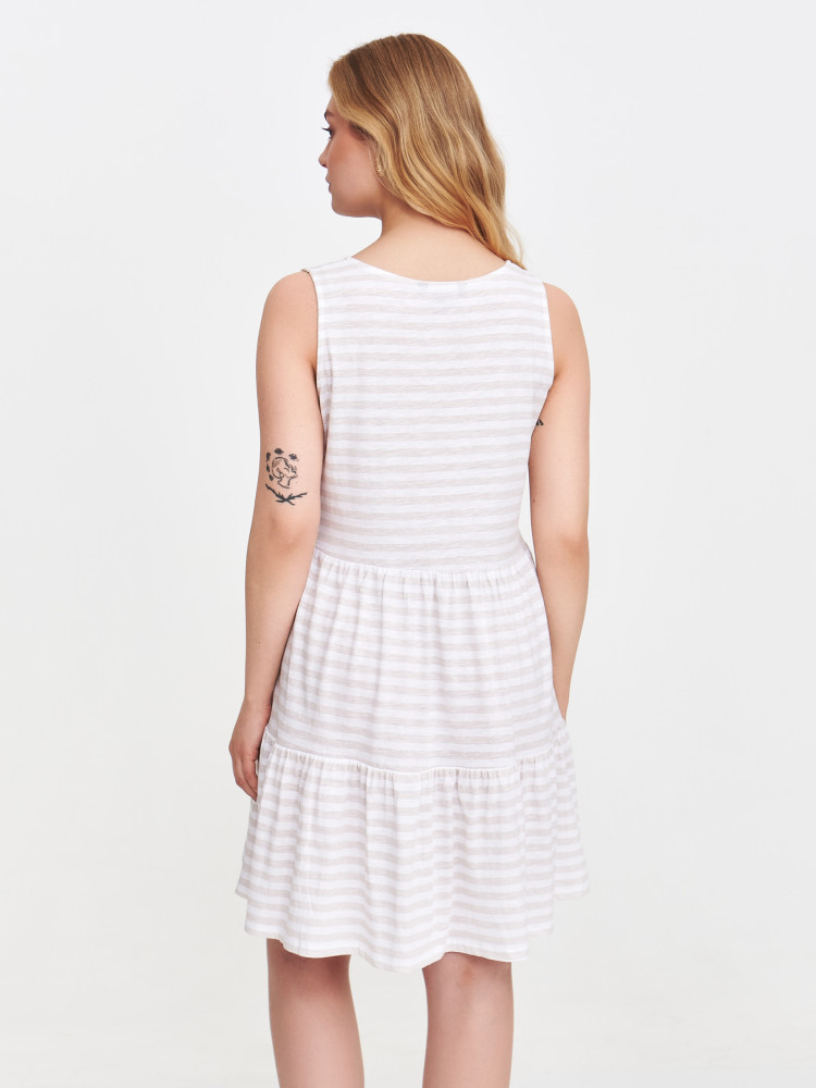 Bawełniana sukienka w paski 