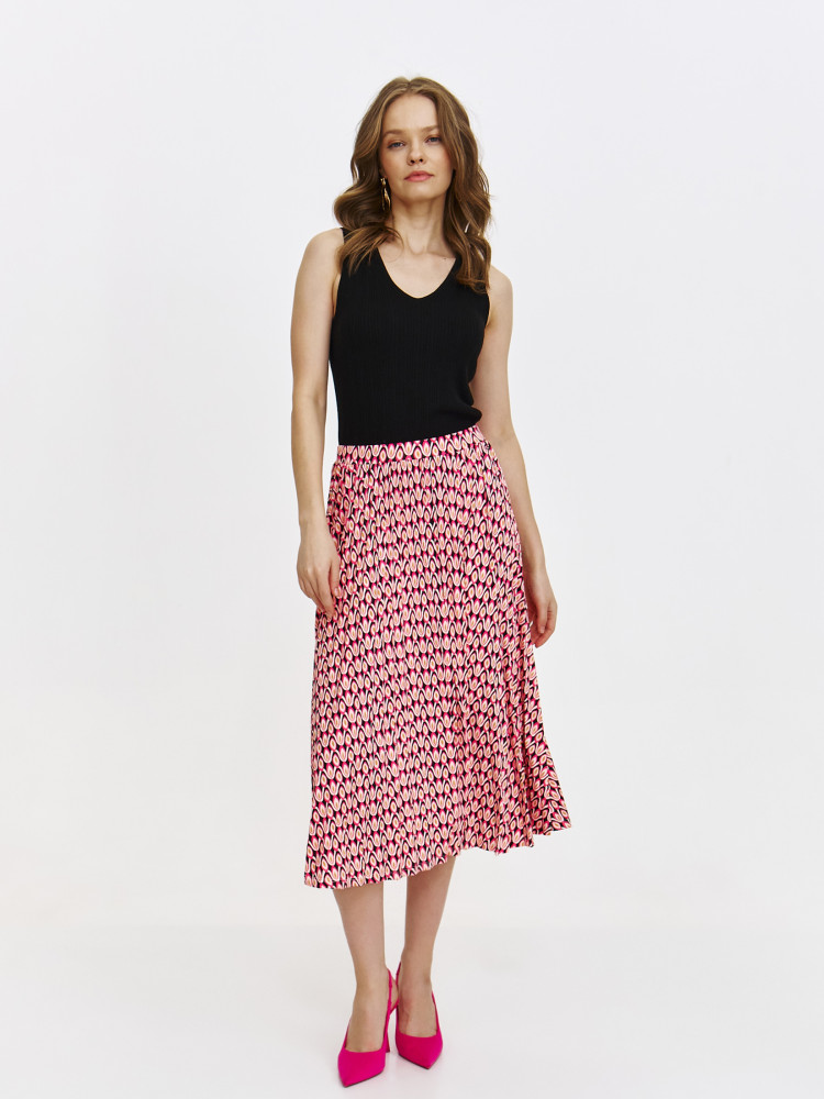 Dzianinowy top na ramiączkach 