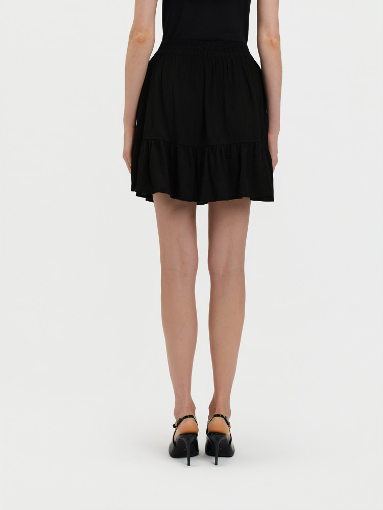 Rozkloszowana spódnica z wiskozy 