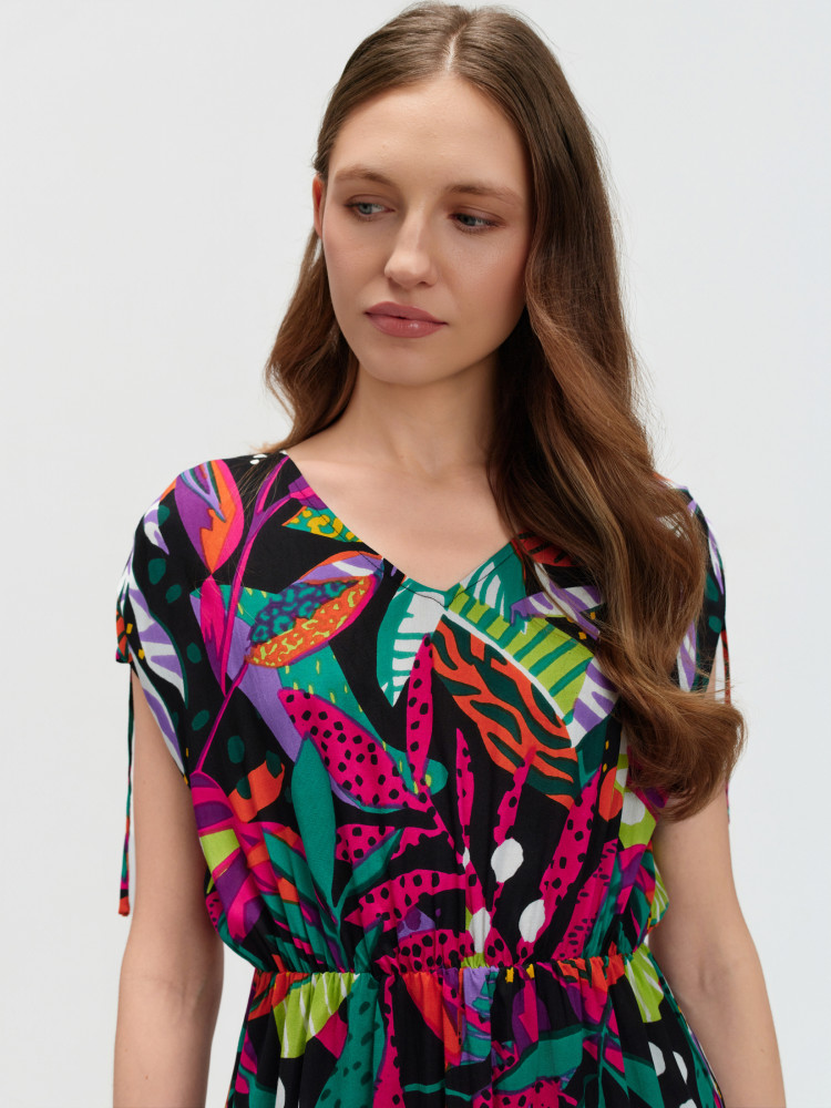 Multikolorowa sukienka 