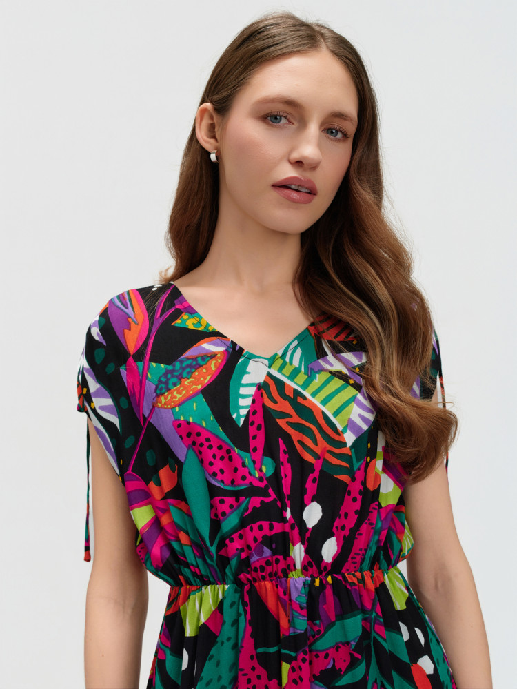 Multikolorowa sukienka 