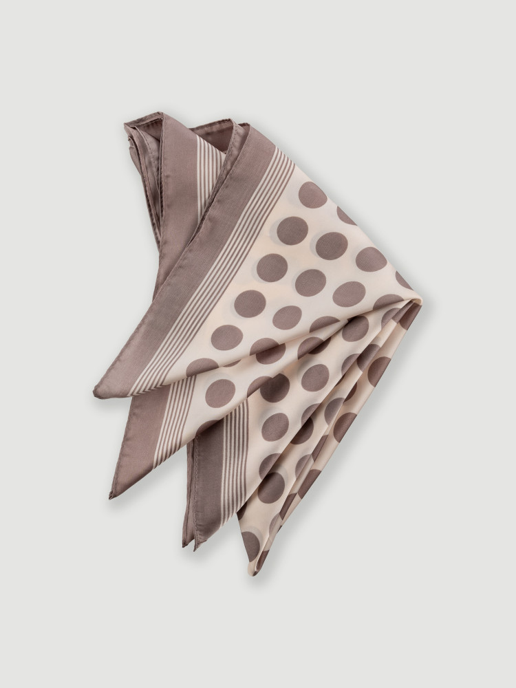 Beżowa subtelna apaszka