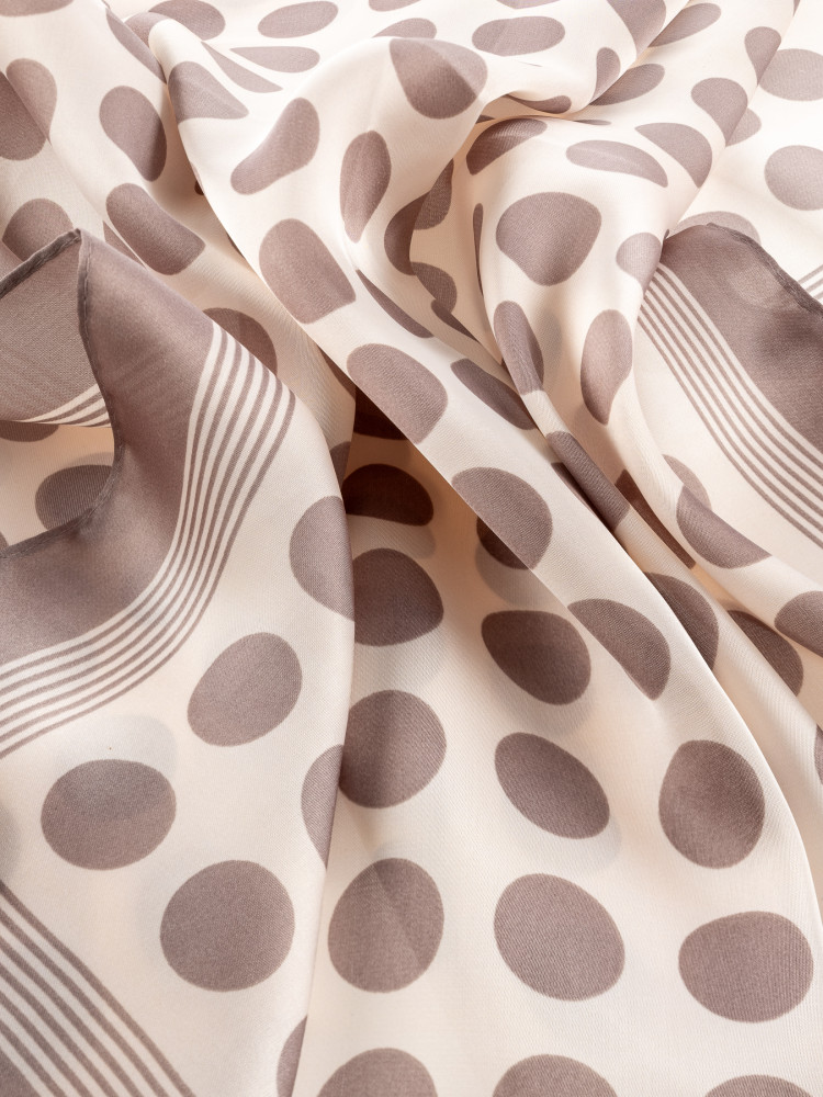 Beżowa subtelna apaszka