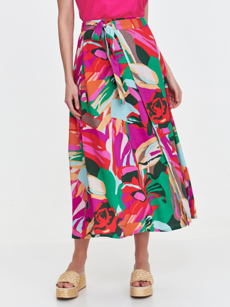 Multikolorowa spódnica maxi 