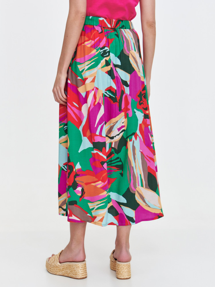 Multikolorowa spódnica maxi 