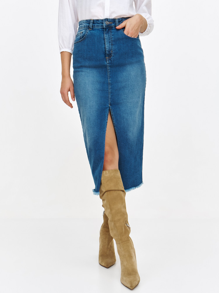 Jeansowa spódnica ołówkowa  Jeansowa spódnica ołówkowa