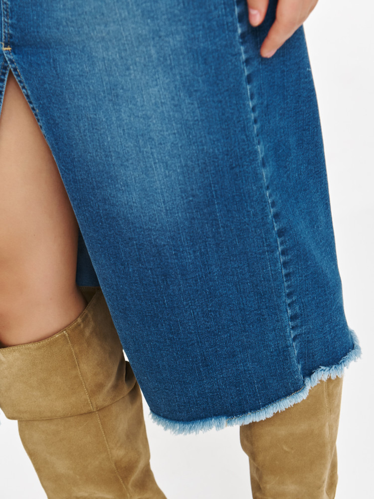 Jeansowa spódnica ołówkowa  Jeansowa spódnica ołówkowa