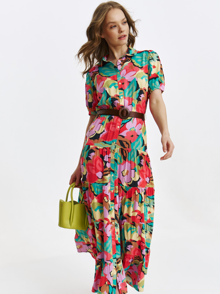 Wzorzysta szmizjerka maxi 