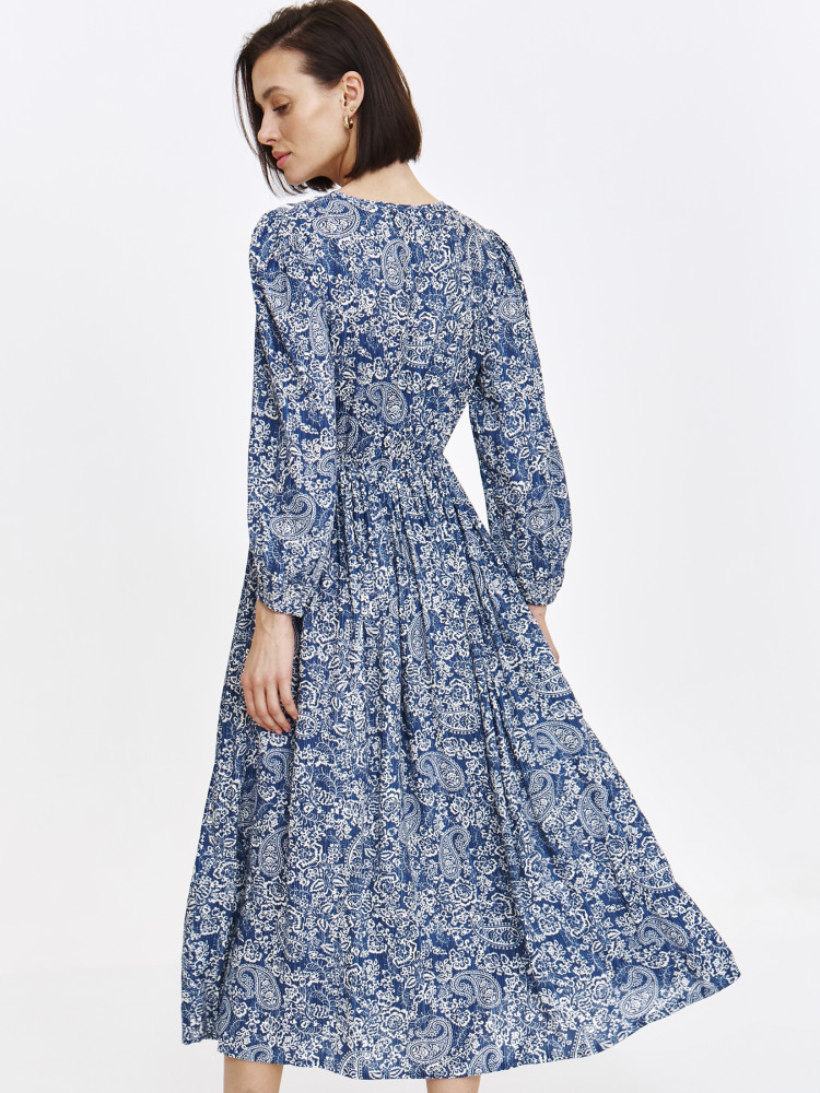 Sukienka maxi we wzory w stylu boho  Sukienka maxi we wzory w stylu boho