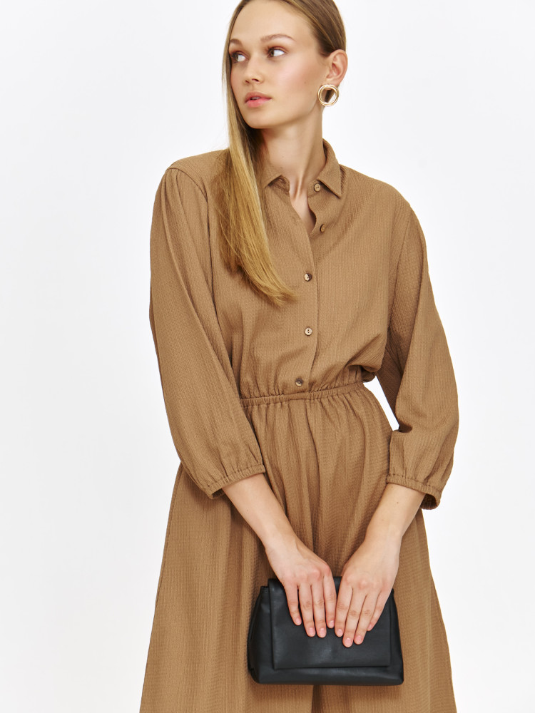 Gładka szmizjerka w kolorze brązowym 