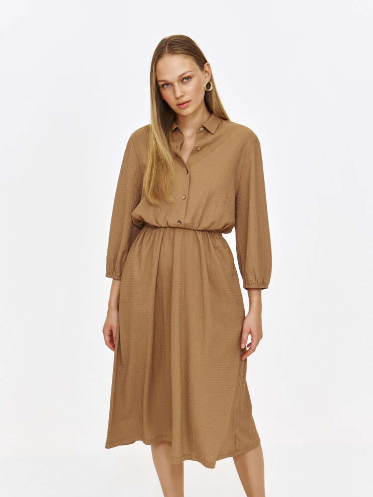 Gładka szmizjerka w kolorze brązowym 