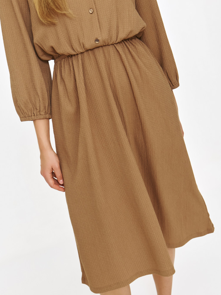 Gładka szmizjerka w kolorze brązowym 