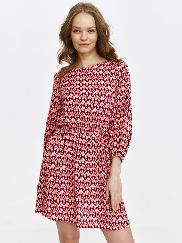 Zwiewna sukienka wiskozowa 