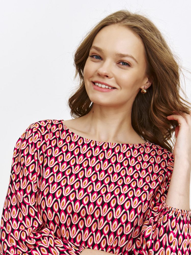 Zwiewna sukienka wiskozowa 