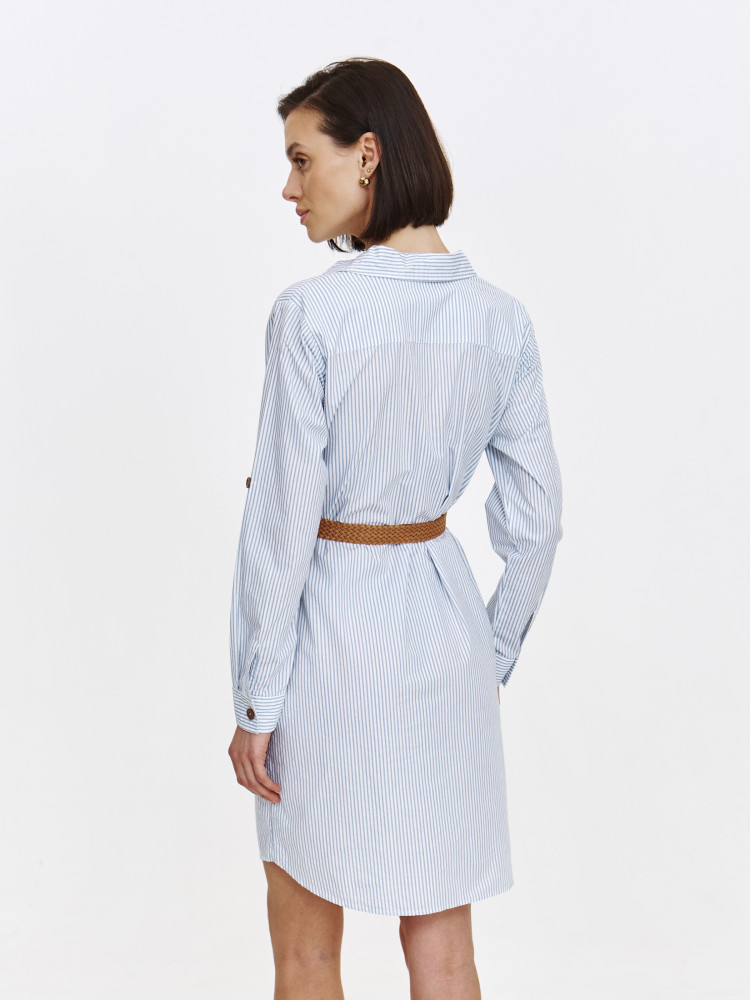 Sukienka koszulowa w paski  Sukienka koszulowa w paski