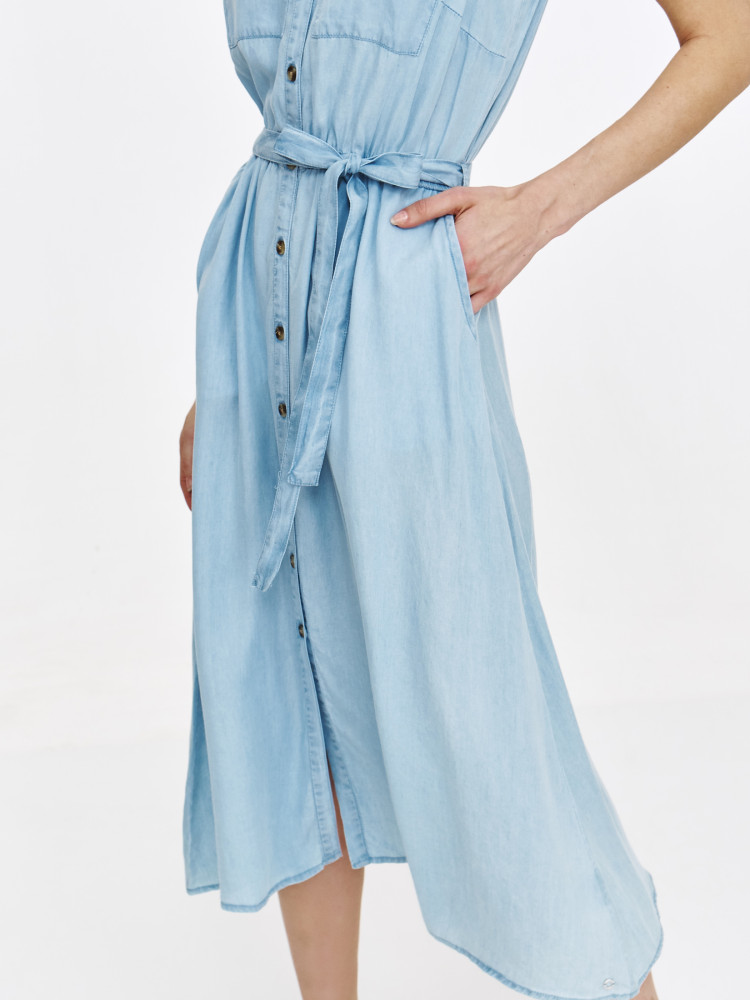 Szmizjerka midi z imitacji denimu 