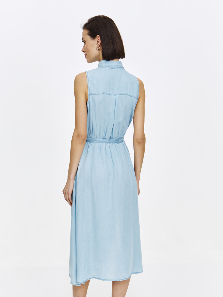 Szmizjerka midi z imitacji denimu 