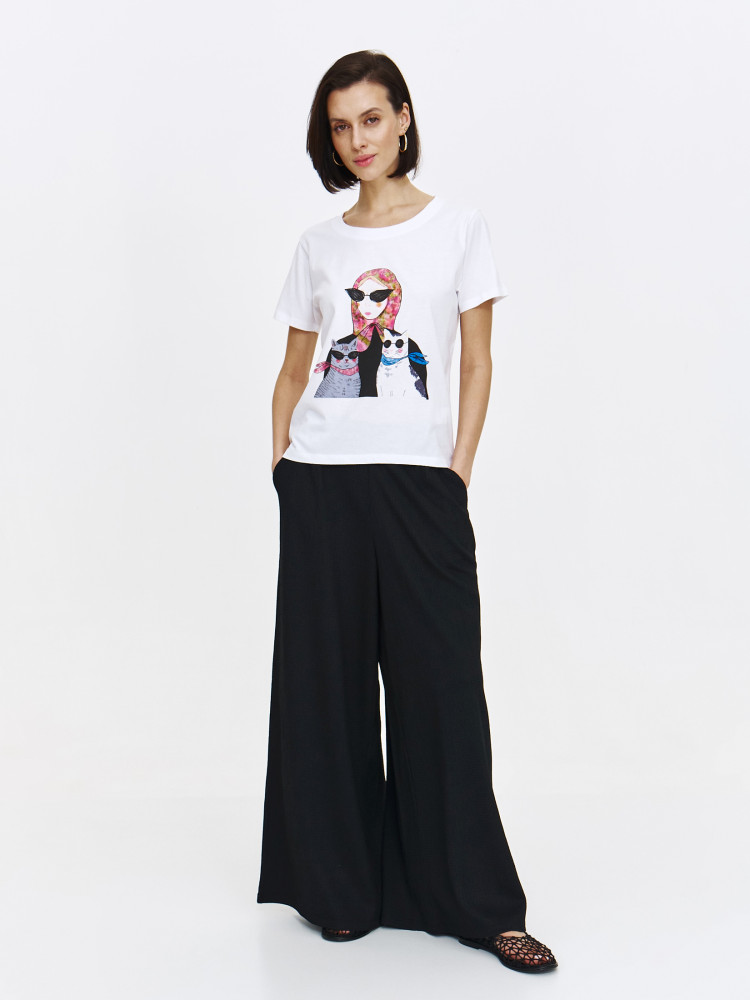 Stylowy top z grafiką