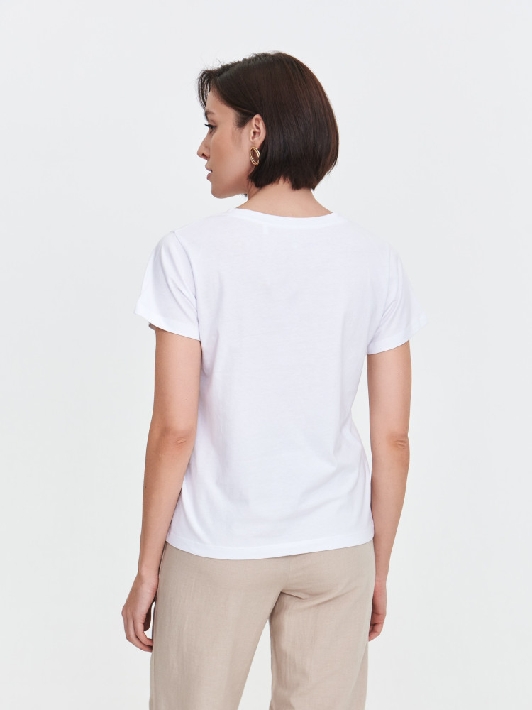 T-shirt ze zwierzęcym nadrukiem  T-shirt ze zwierzęcym nadrukiem