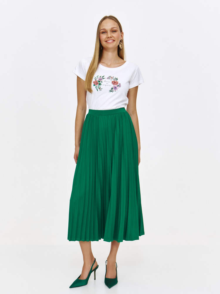 Podkoszulek z kwiatową grafiką 