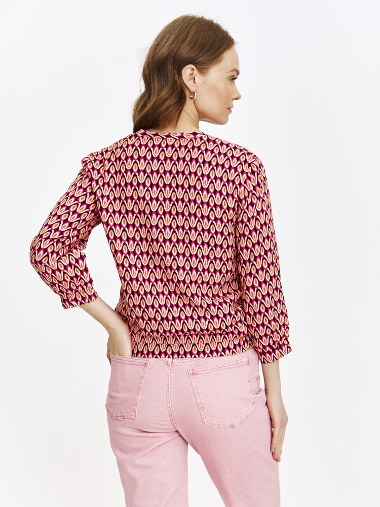 Wiskozowa kurtka typu bomberka 