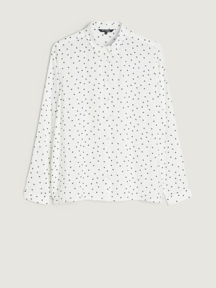 Koszula w czarne serduszka 