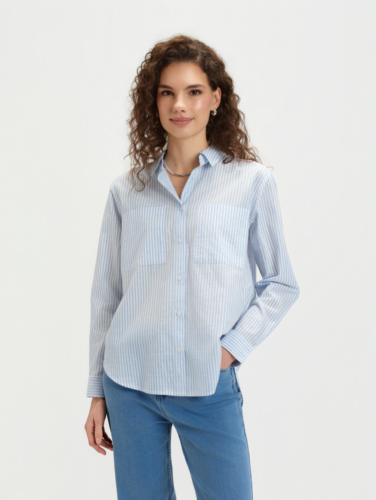 Bawełniana koszula w paski 