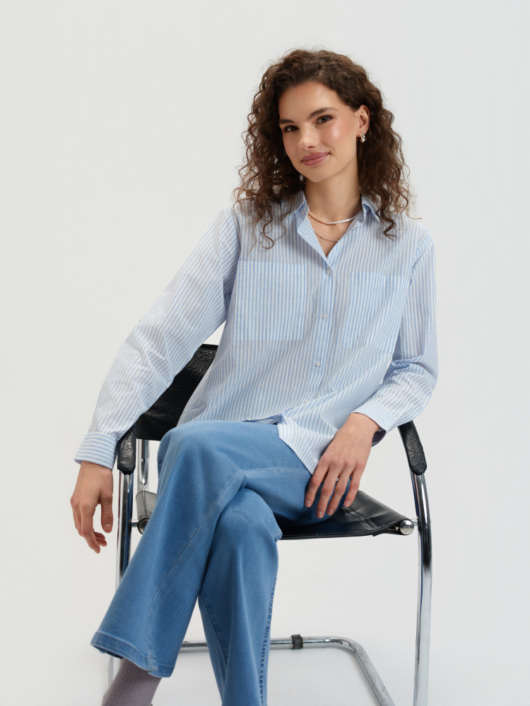 Bawełniana koszula w paski 