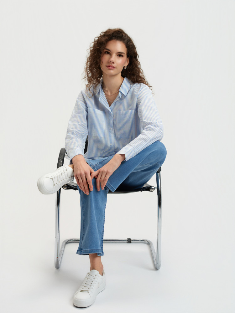 Bawełniana koszula w paski 