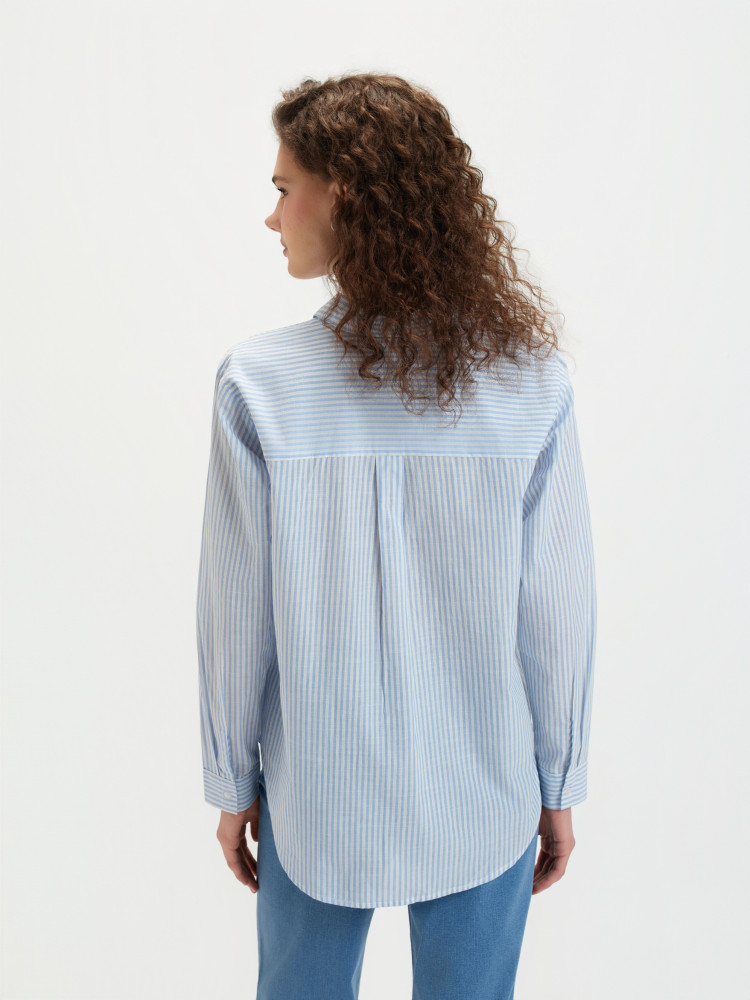 Bawełniana koszula w paski 