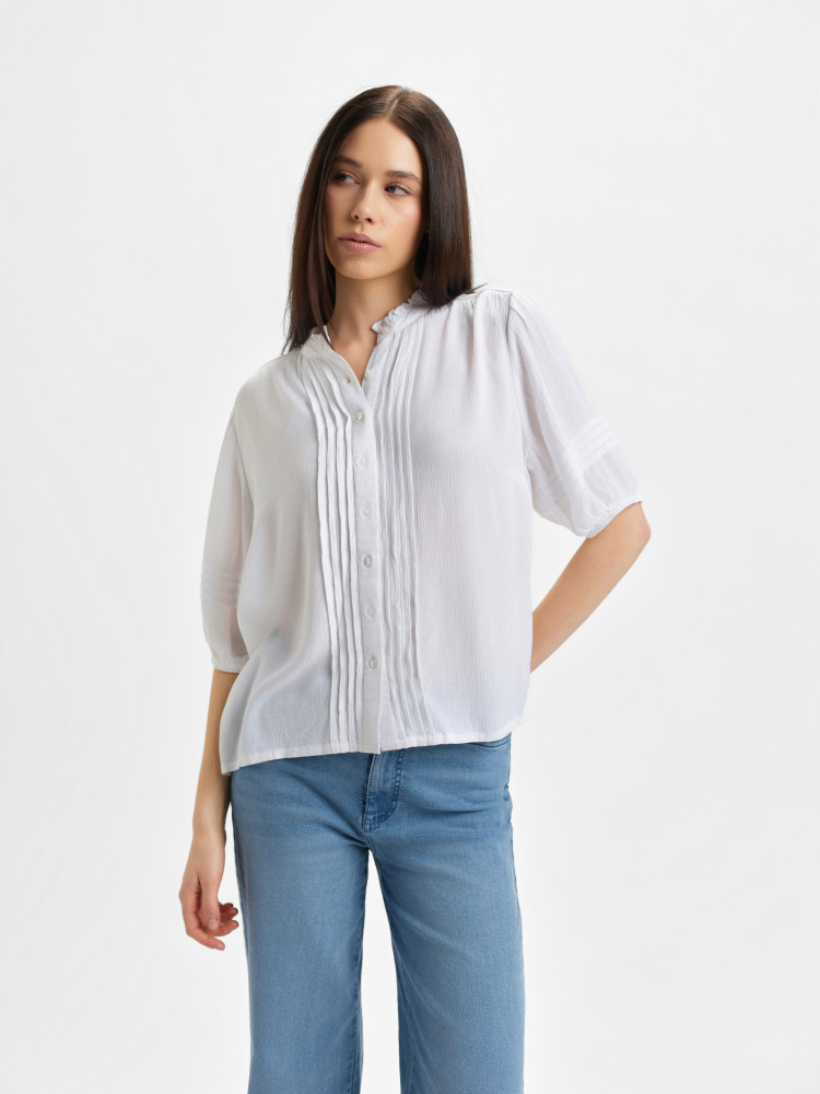 Biała bluzka koszulowa 