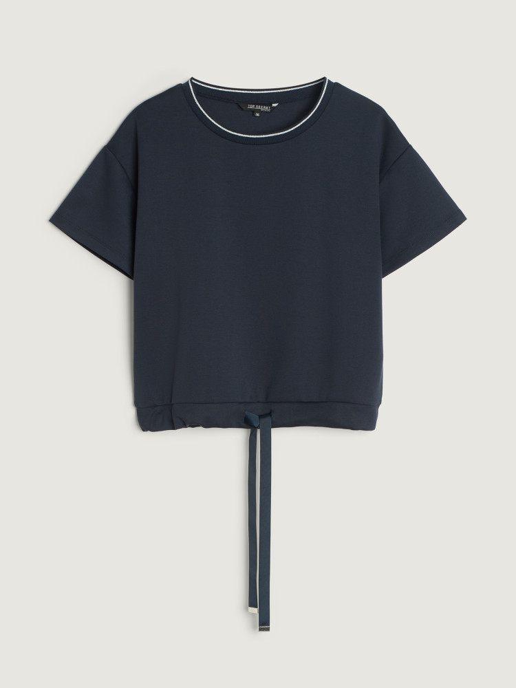 Granatowa bluza krótki rękaw