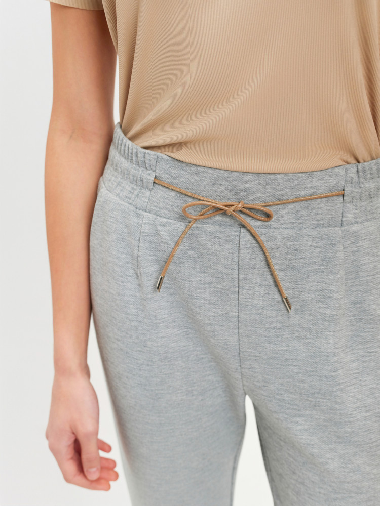 Szare spodnie jogger