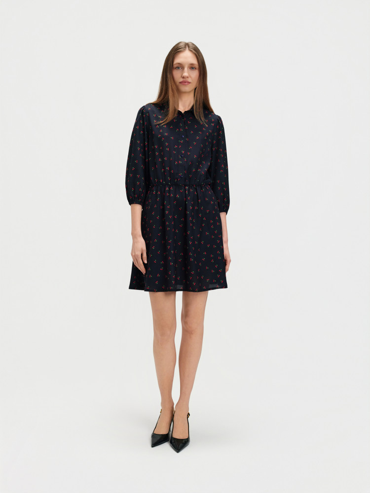 Krótka sukienka z nadrukiem 