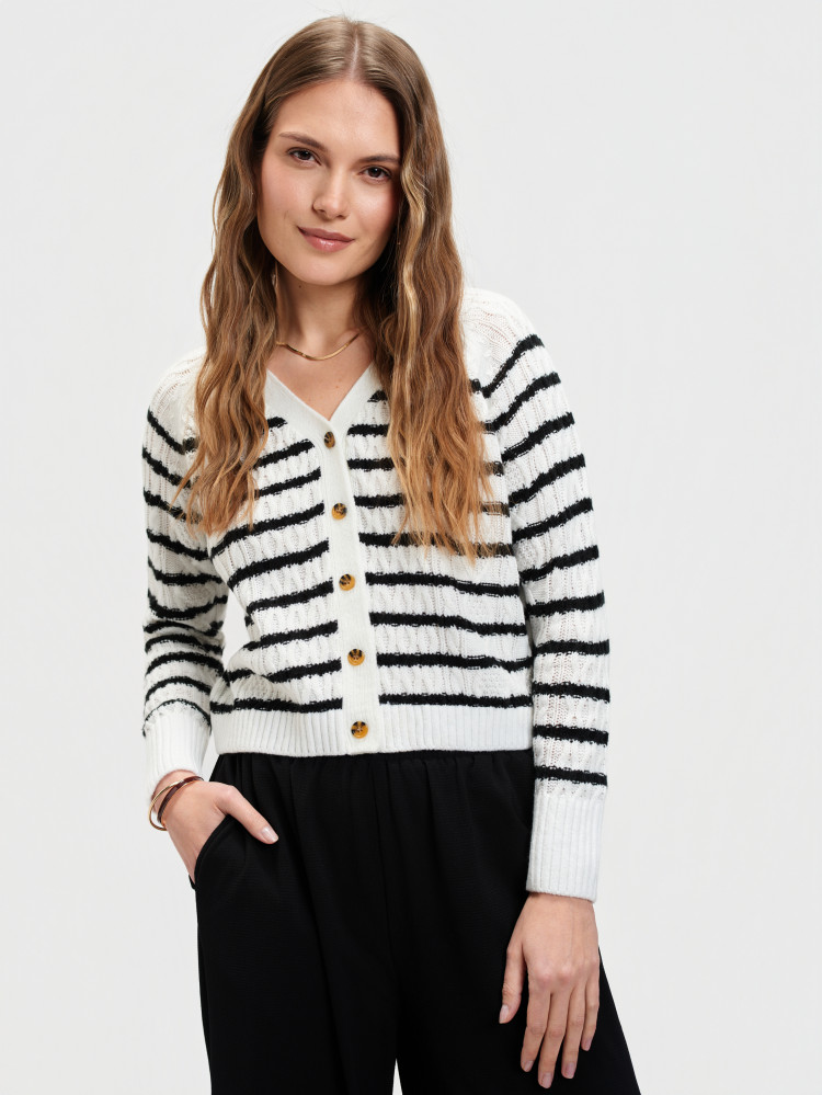 Kardigan w paski 