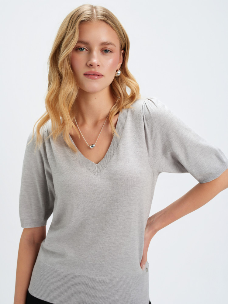 Sweter damski krótki rękaw