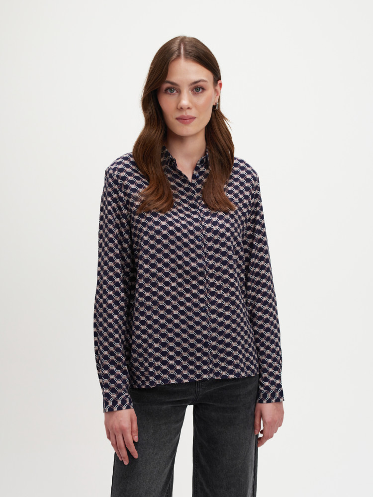 Koszula z efektownym wzorem 