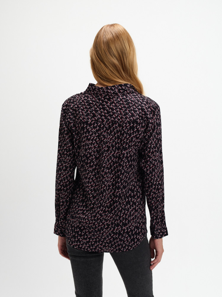 Luźna koszula z wzorem 