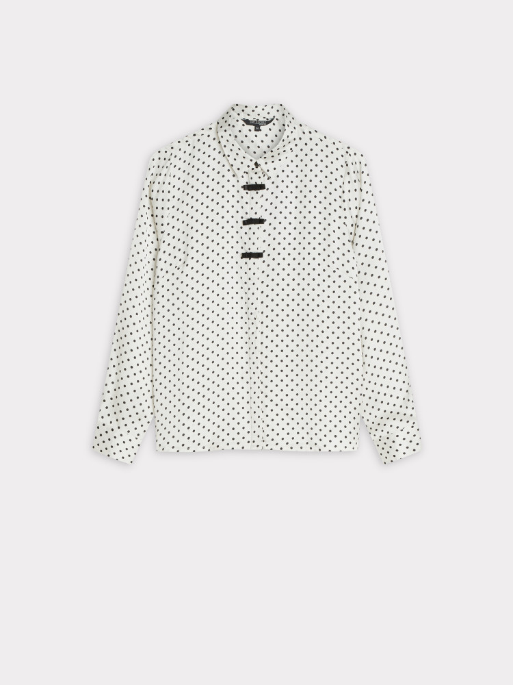 Elegancka koszula w groszki 