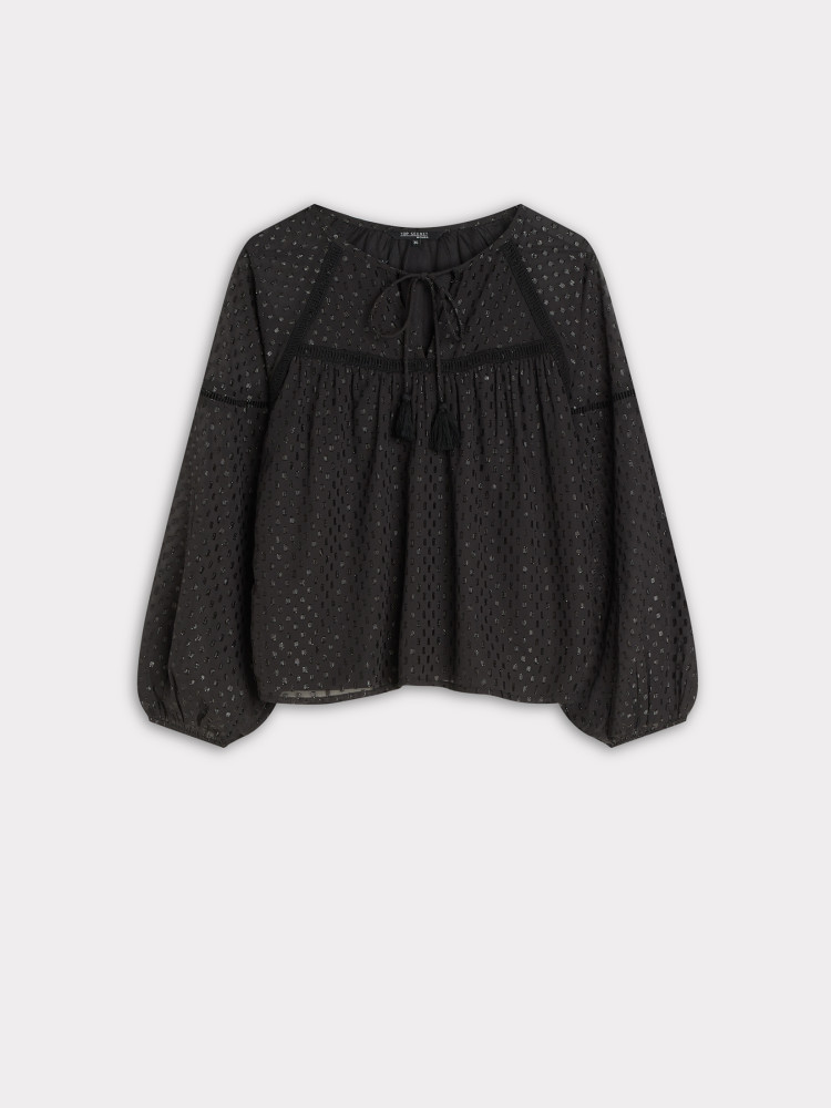 Czarna bluzka plumeti 